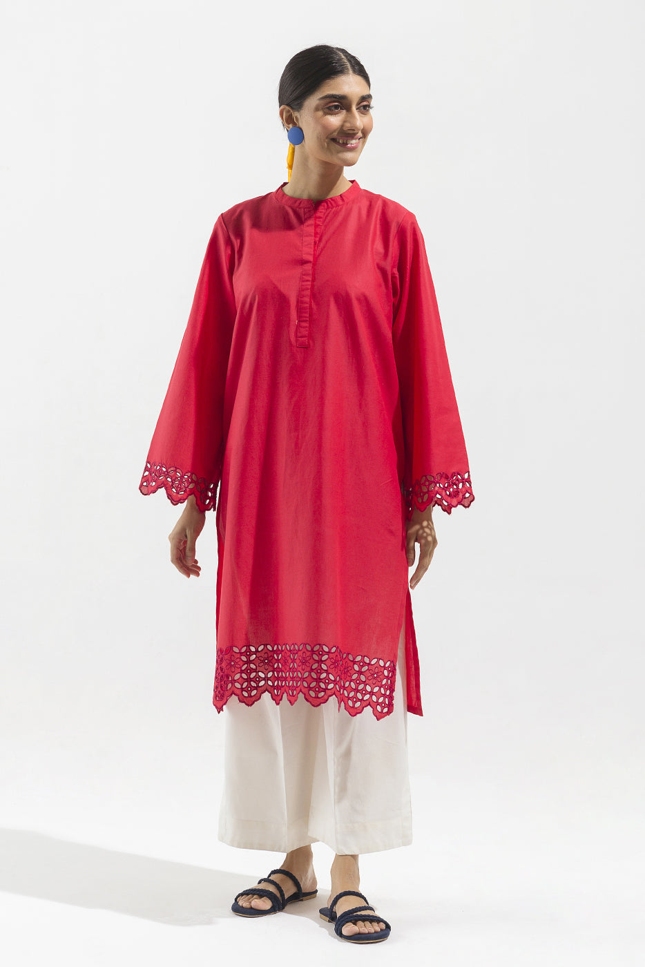 EMBROIDERED LAWN SHIRT (PRET)