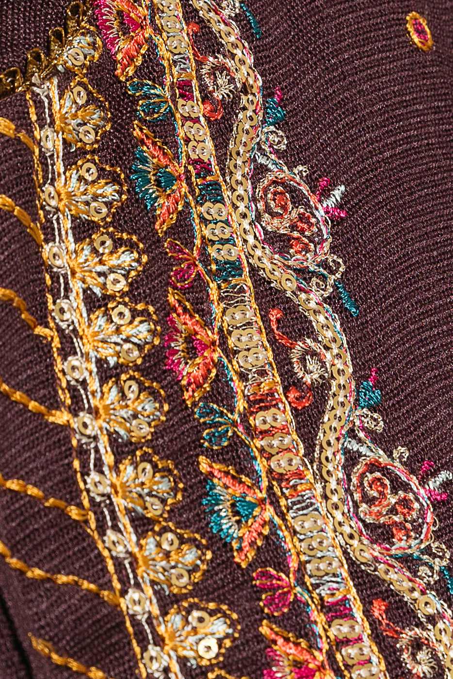 2 PIECE EMBROIDERED COTTON NET SUIT (LUXURY PRET)