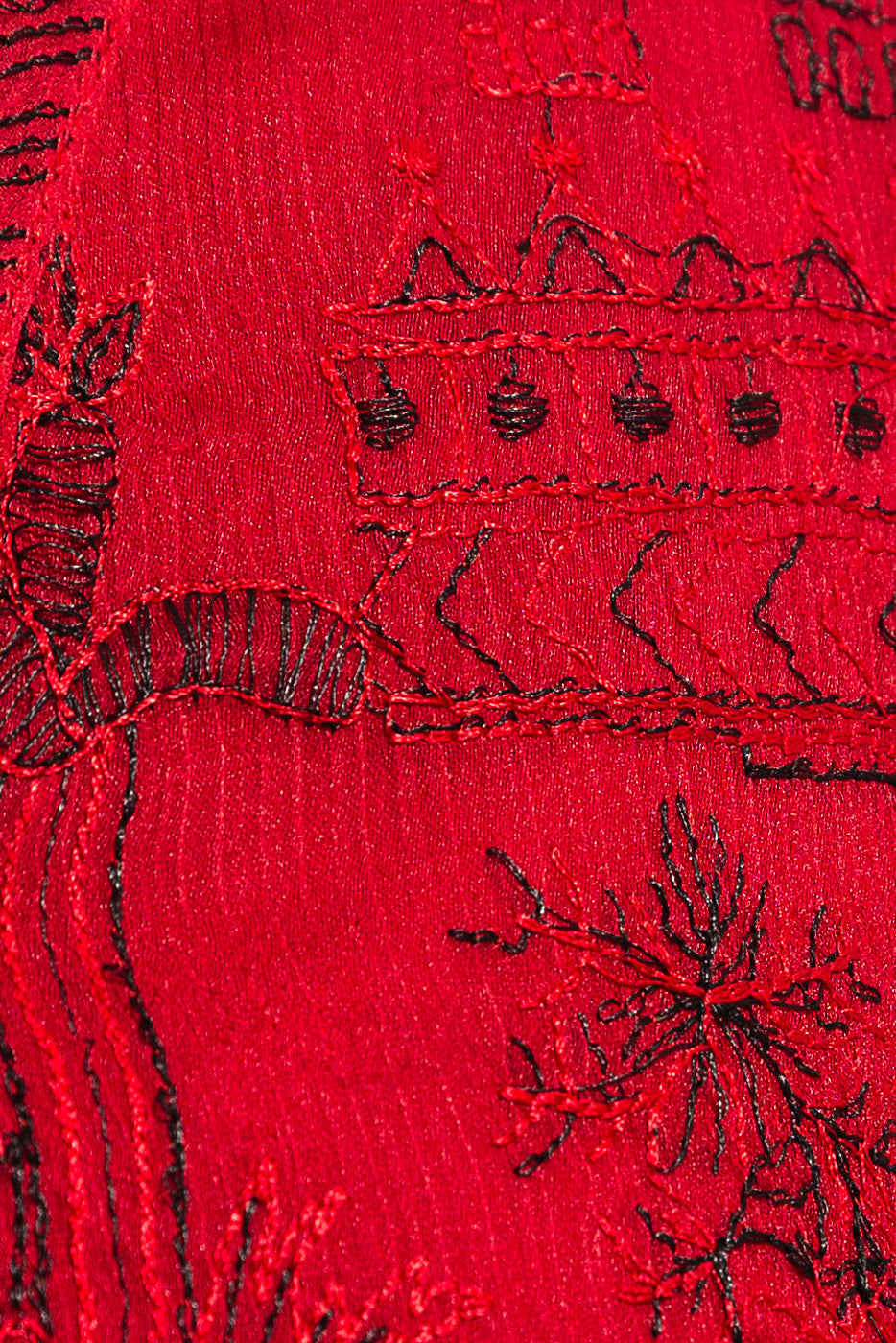 EMBROIDERED CHIFFON SHIRT (LUXURY PRET)