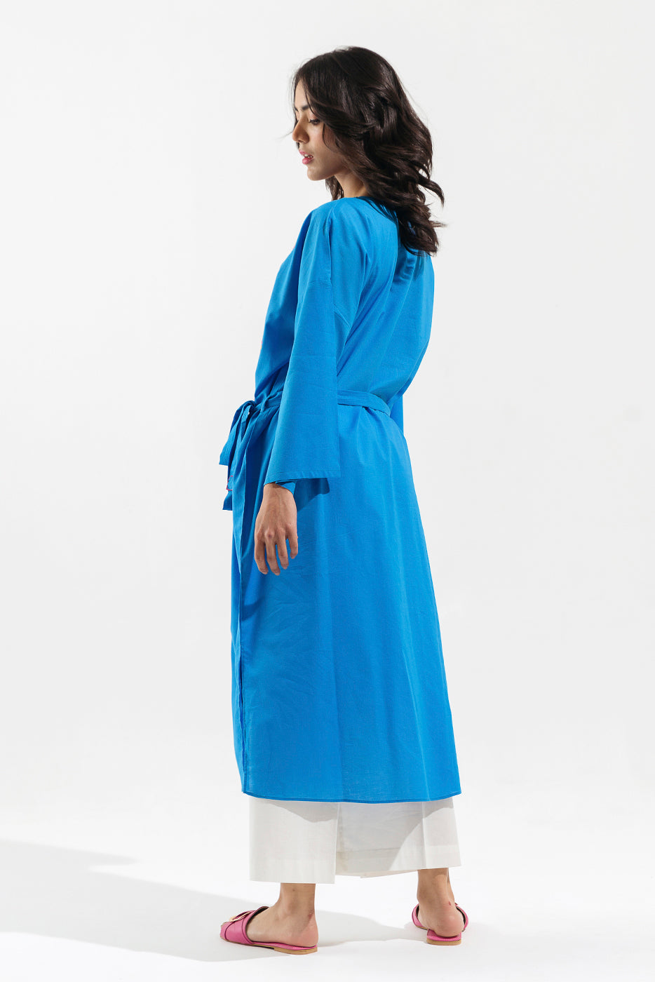 EMBROIDERED LONG DRESS SHIRT