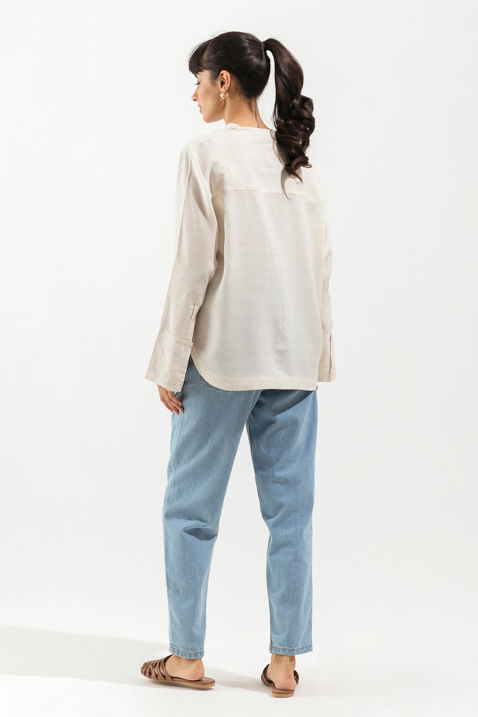 OFF WHITE BUTTON DOWN SHIRT