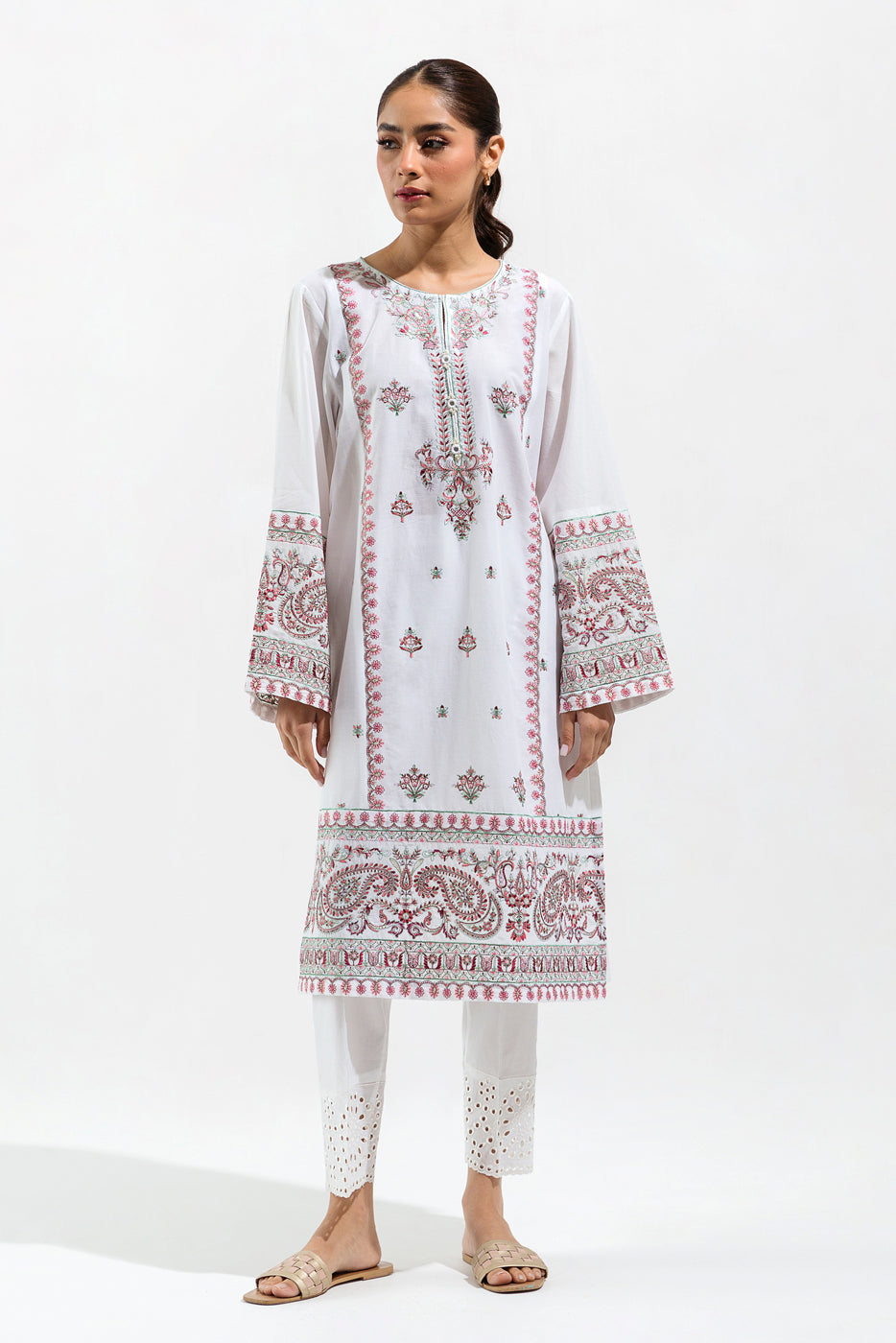 EMBROIDERED LAWN SHIRT (PRET)