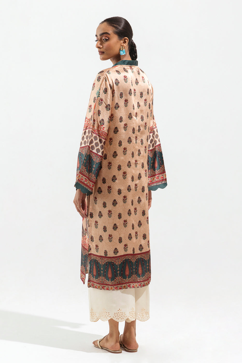 BASIC PRINTED SILK SHIRT (LUXURY PRET)
