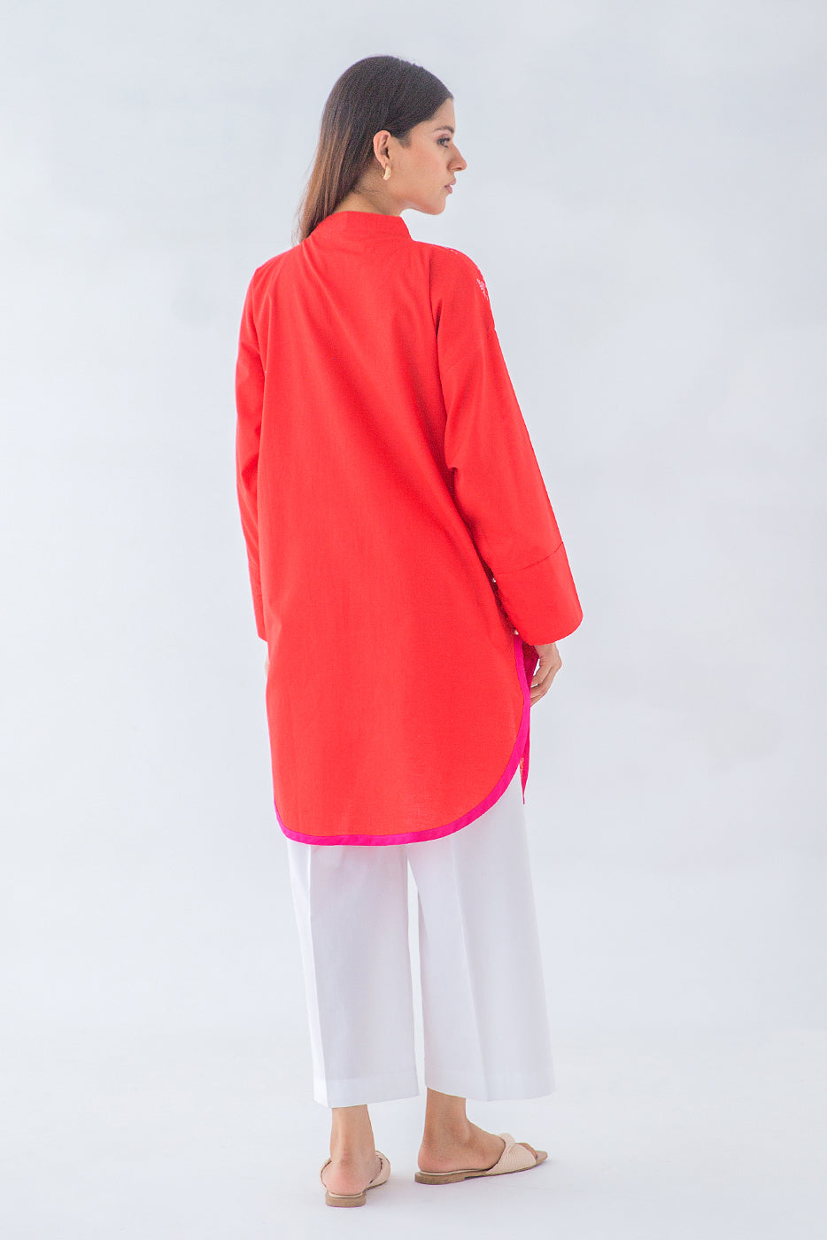 EMBROIDERED LAWN SHIRT (PRET)