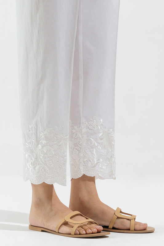 EMBROIDERED STRAIGHT PANTS
