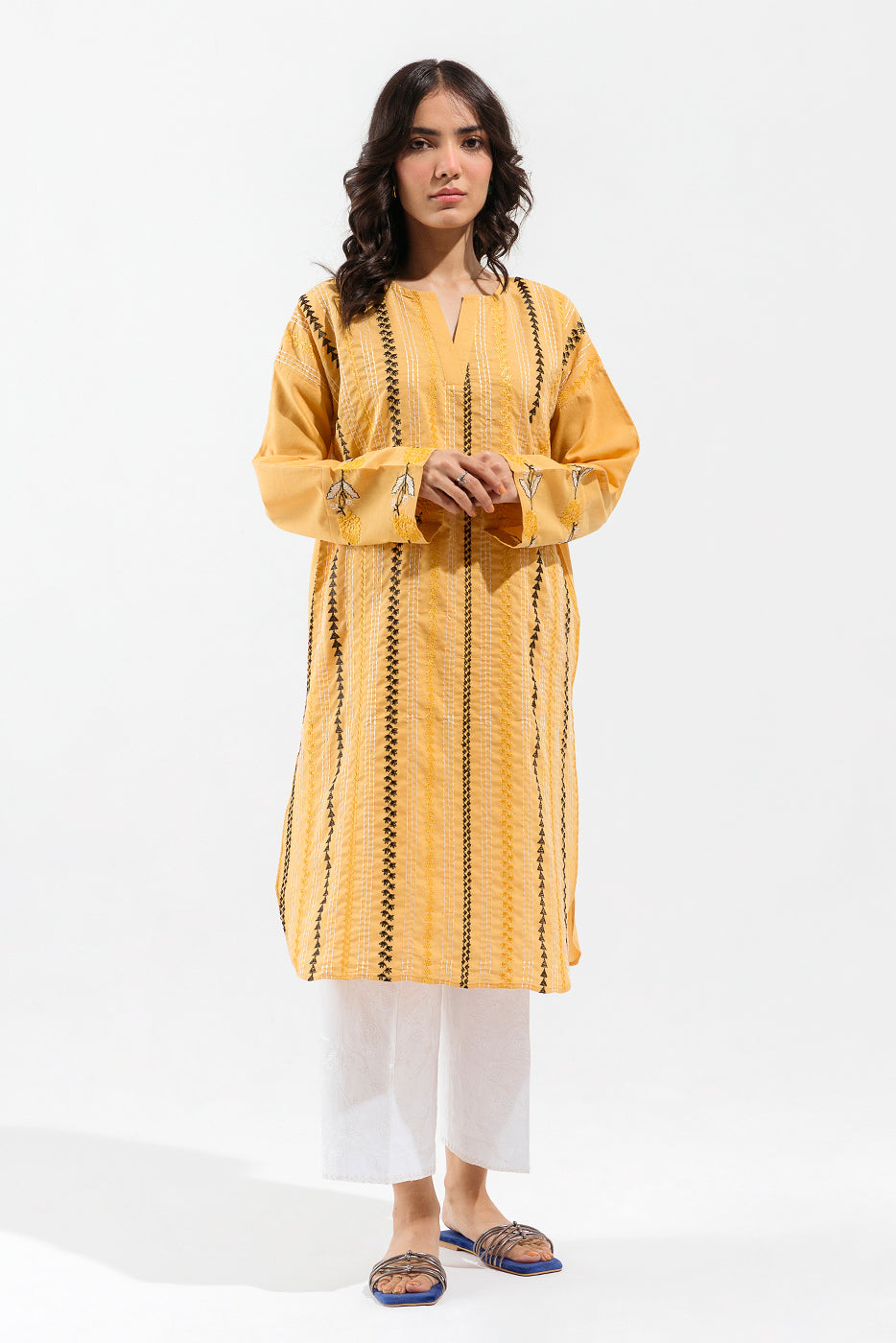 EMBROIDERED LAWN SHIRT (PRET)