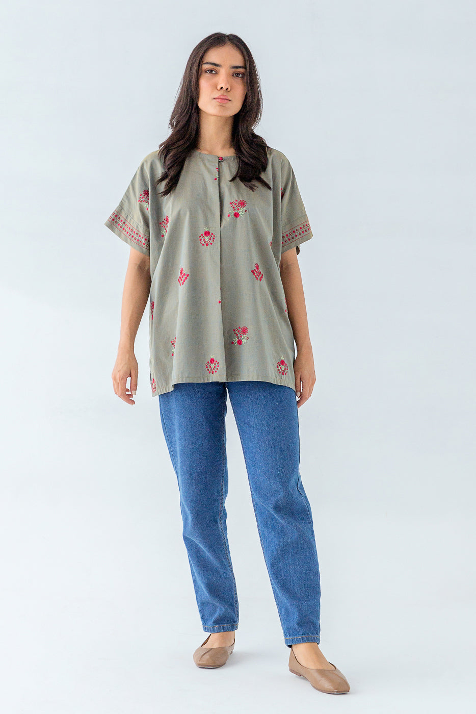 CHAMBRAY TOP (PRET)