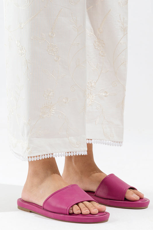 EMBROIDERED SLACK PANTS