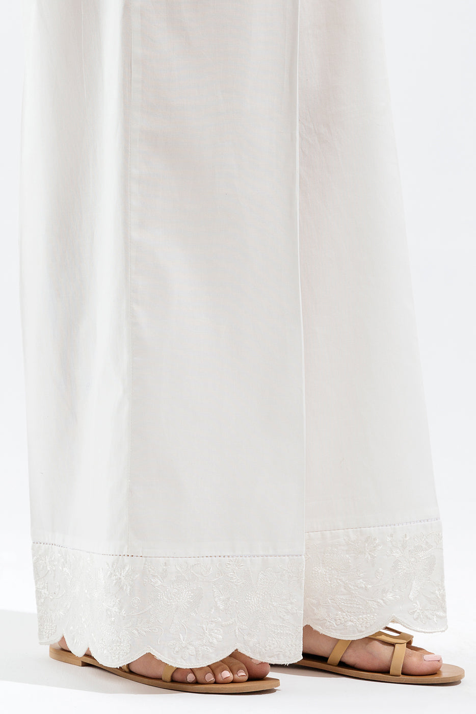 EMBROIDERED CULOTTE PANTS