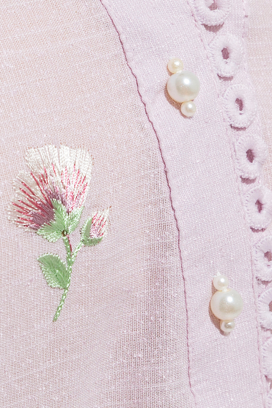 EMBROIDERED TEXTURED SHIRT (PRET)