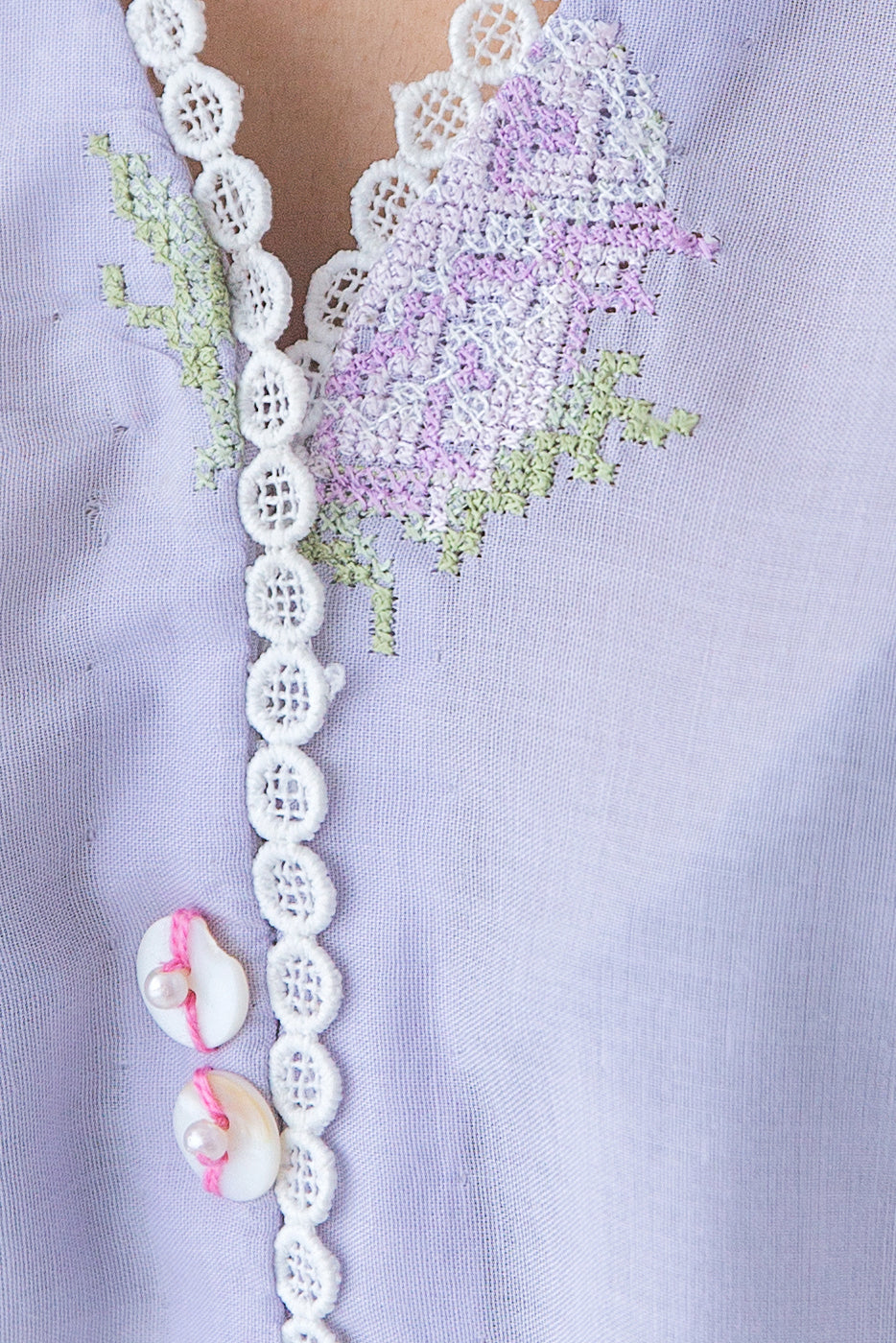 EMBROIDERED LAWN SHIRT (PRET)