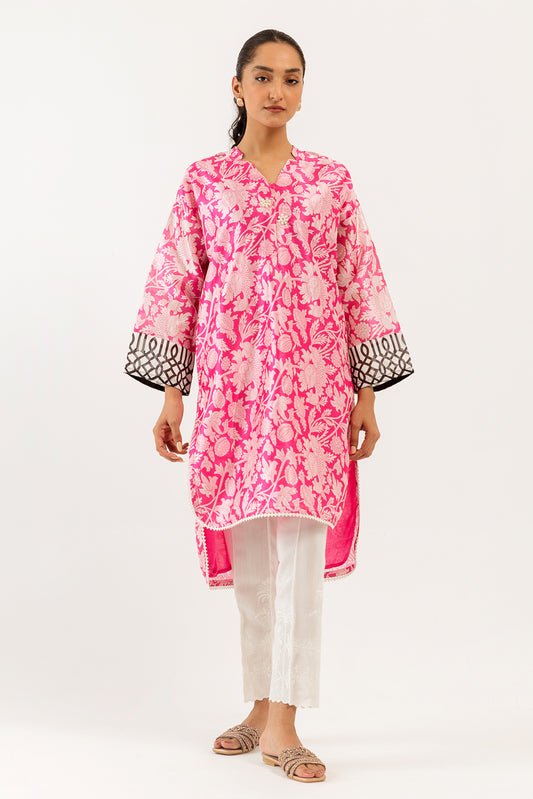 PRINTED ORGANZA SHIRT (LUXURY PRET)