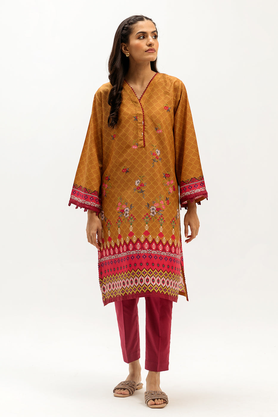 PRINTED CREPE SHIRT (LUXURY PRET)