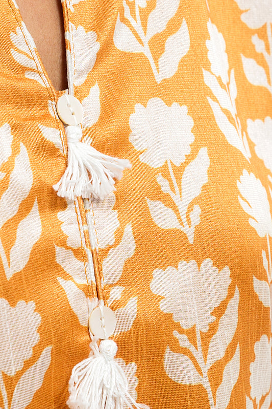 PRINTED ORGANZA SHIRT (LUXURY PRET)