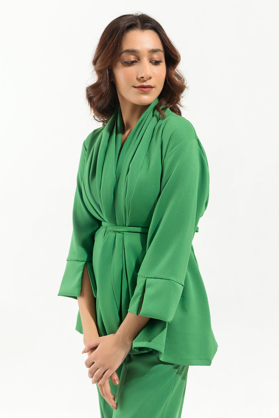 GREEN BOW TIE CO-ORD SET