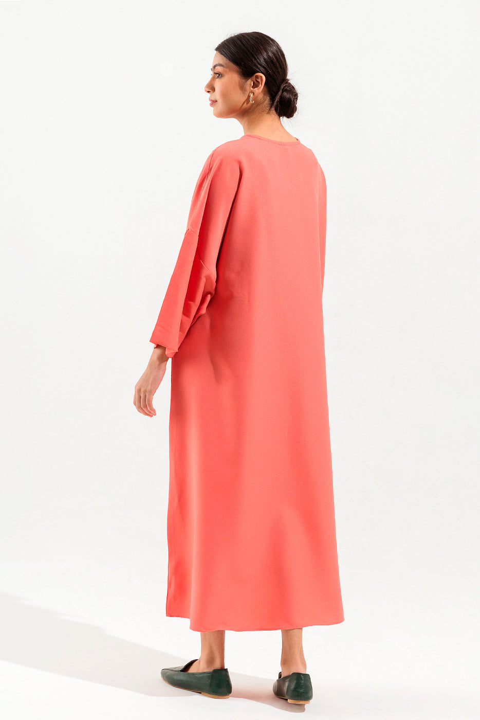 PEACH PINK LONG TUNIC