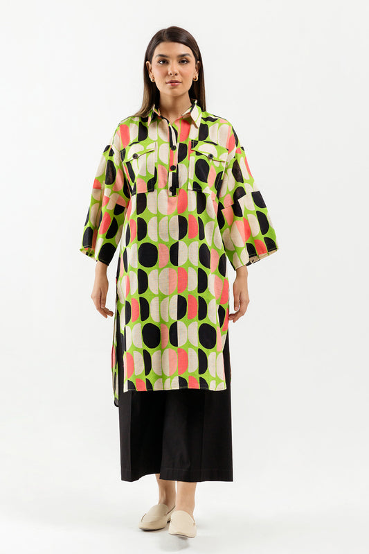 PRINTED JACQUARD  SHIRT (PRET)