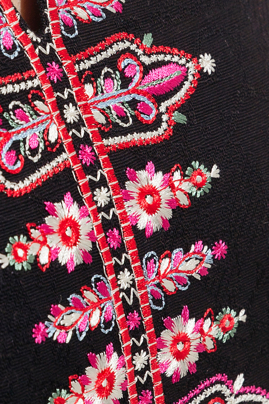 EMBROIDERED KHADDAR JACQUARD SHIRT (PRET)