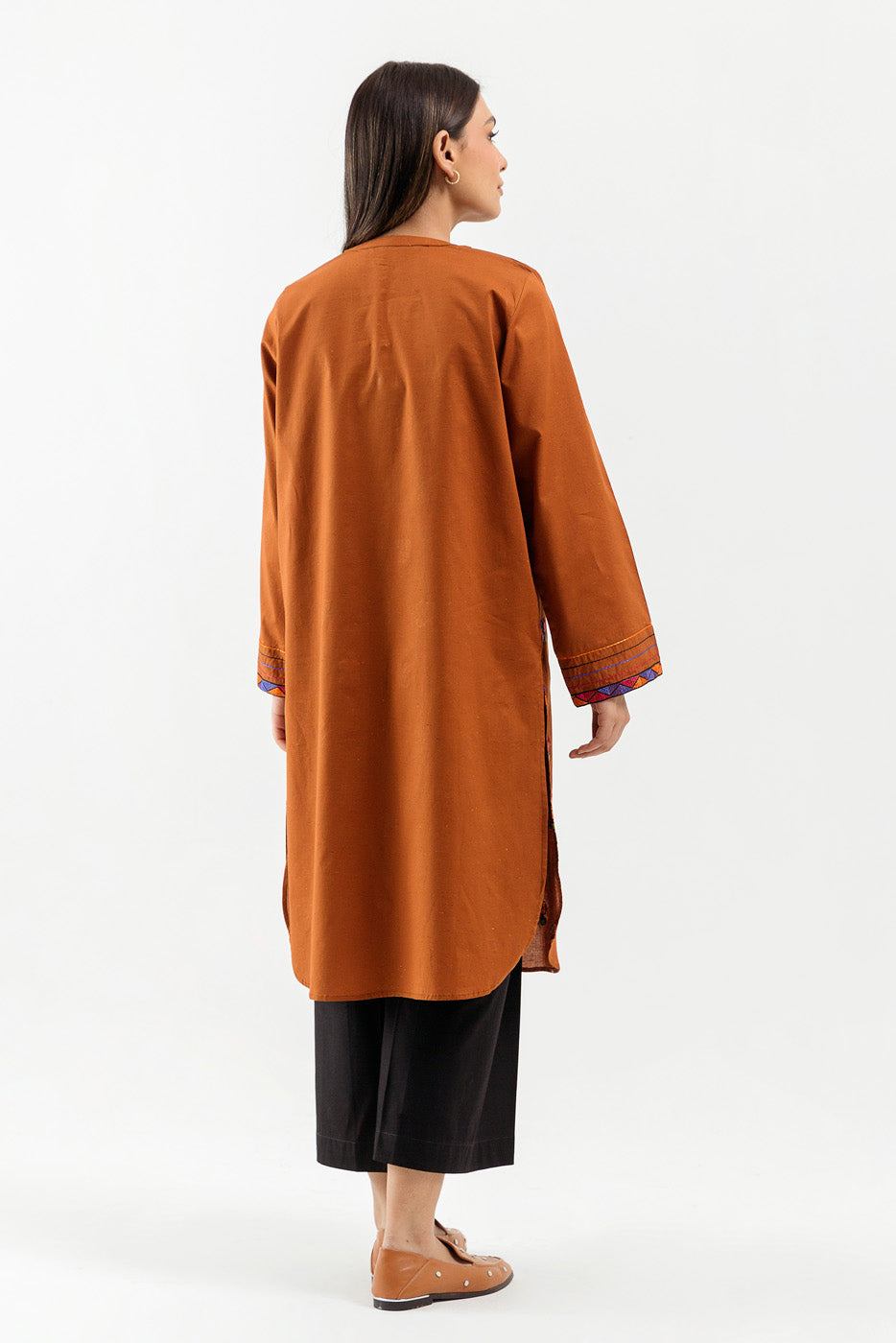 EMBROIDERED MULTI NEPS SHIRT (PRET)