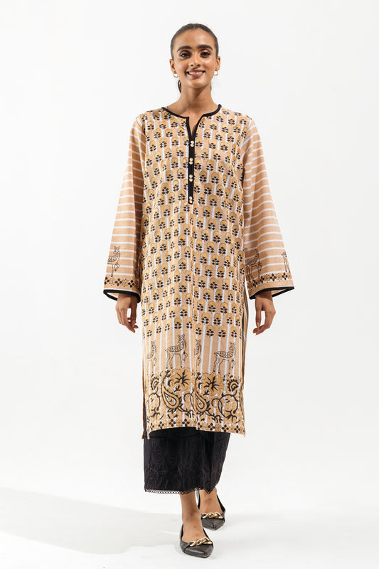 EMBROIDERED YARN DYED SHIRT (PRET)