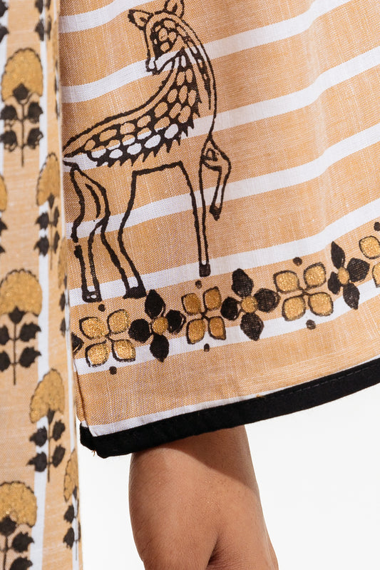 EMBROIDERED YARN DYED SHIRT (PRET)