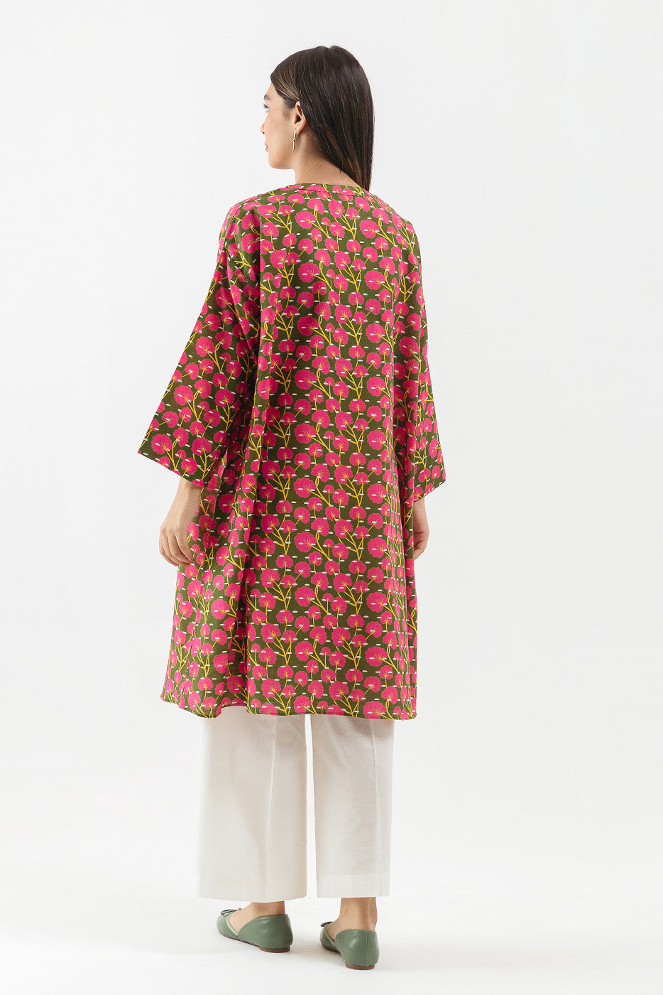 PRINTED KHADDAR SHIRT (PRET)
