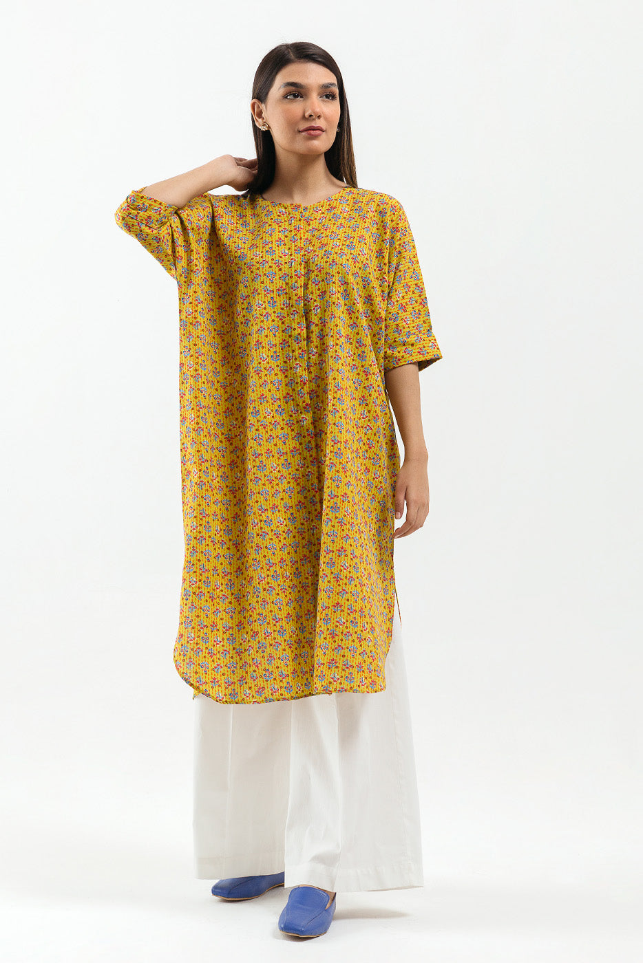 PRINTED KHADDAR SHIRT (PRET)