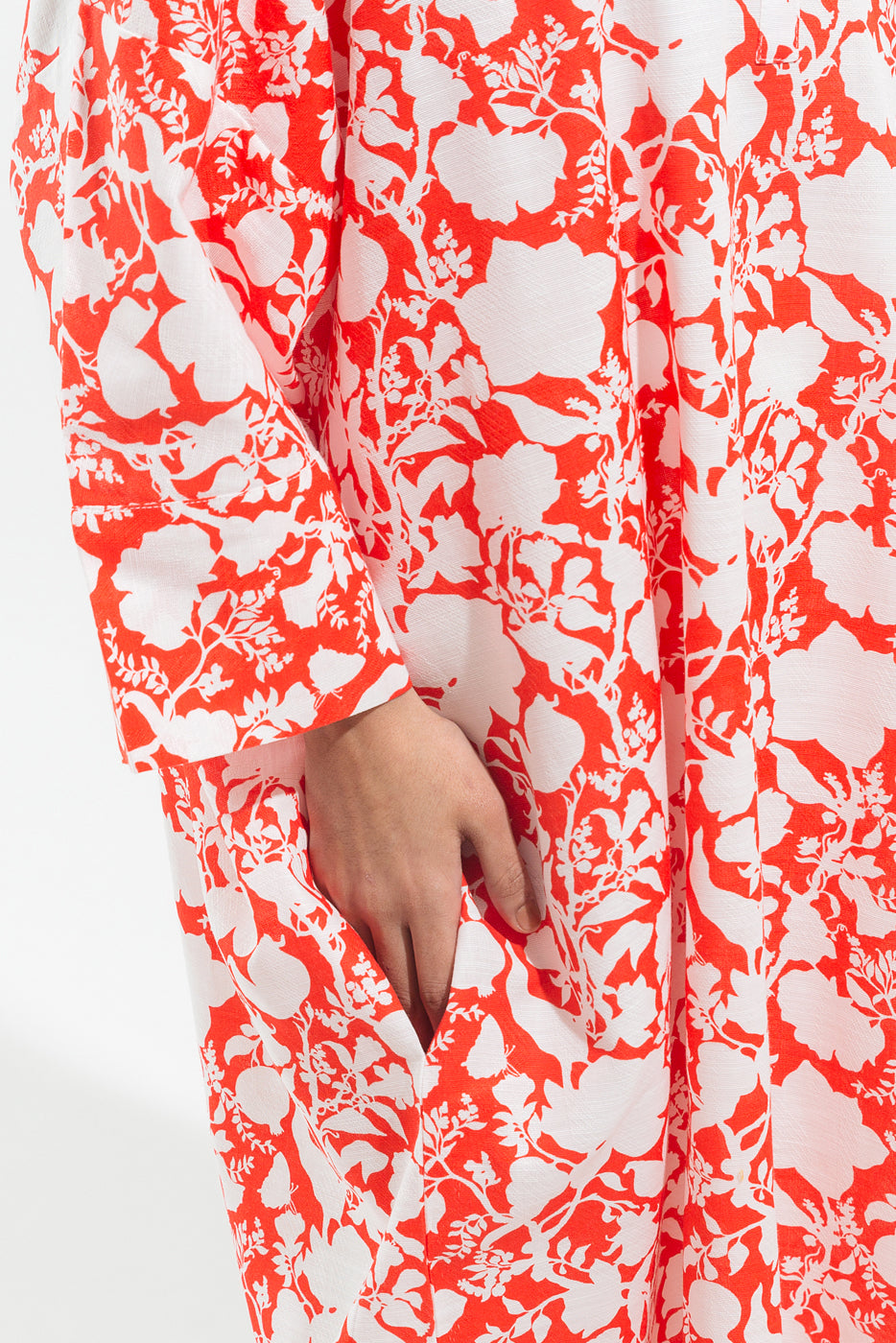 PRINTED JACQ KHADDAR SHIRT (PRET)