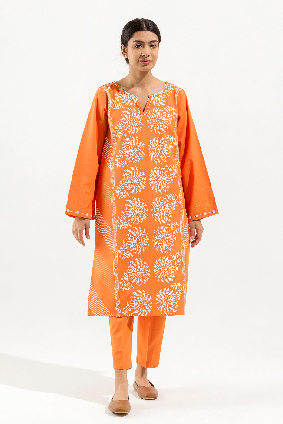 PRINTED KHADDAR SHIRT (PRET)