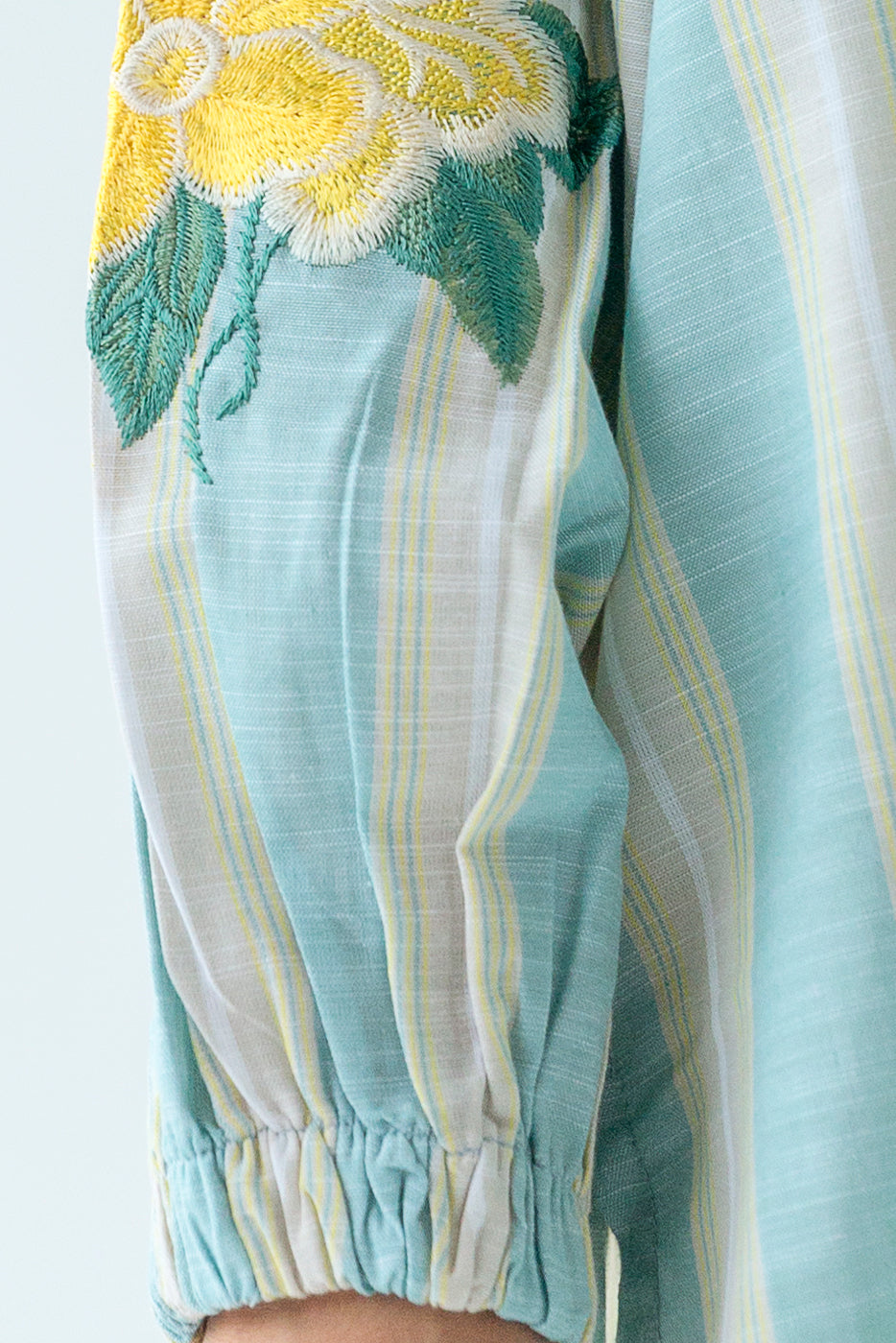 EMBROIDERED YARN DYED SHIRT (PRET)
