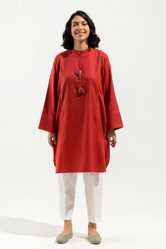 EMBROIDERED YARN DYED SHIRT (PRET)