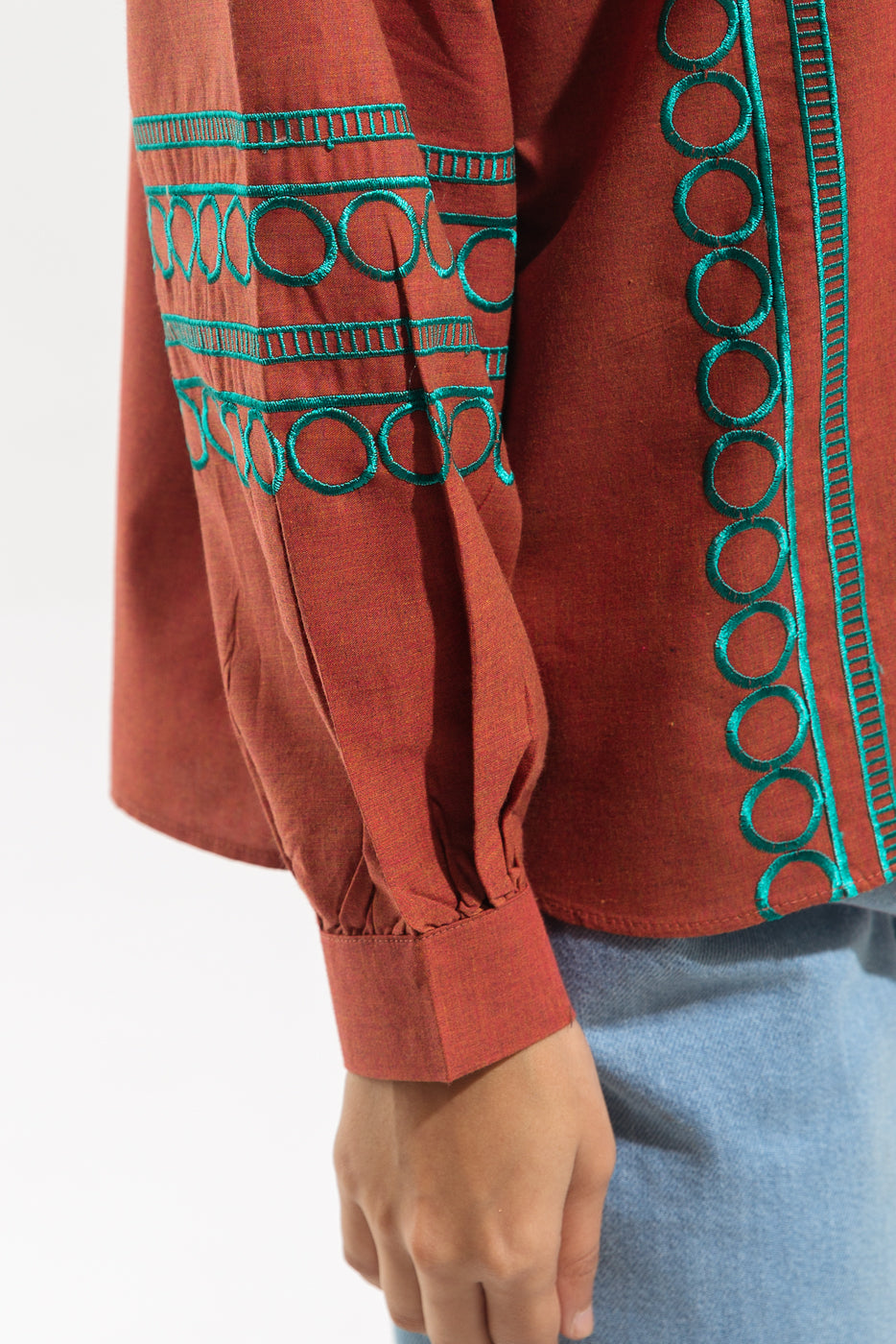 CHAMBRAY TOP (PRET)