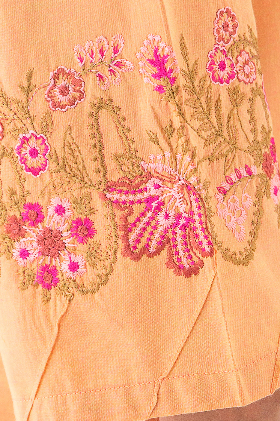 EMBROIDERED YARN DYED SHIRT (PRET)