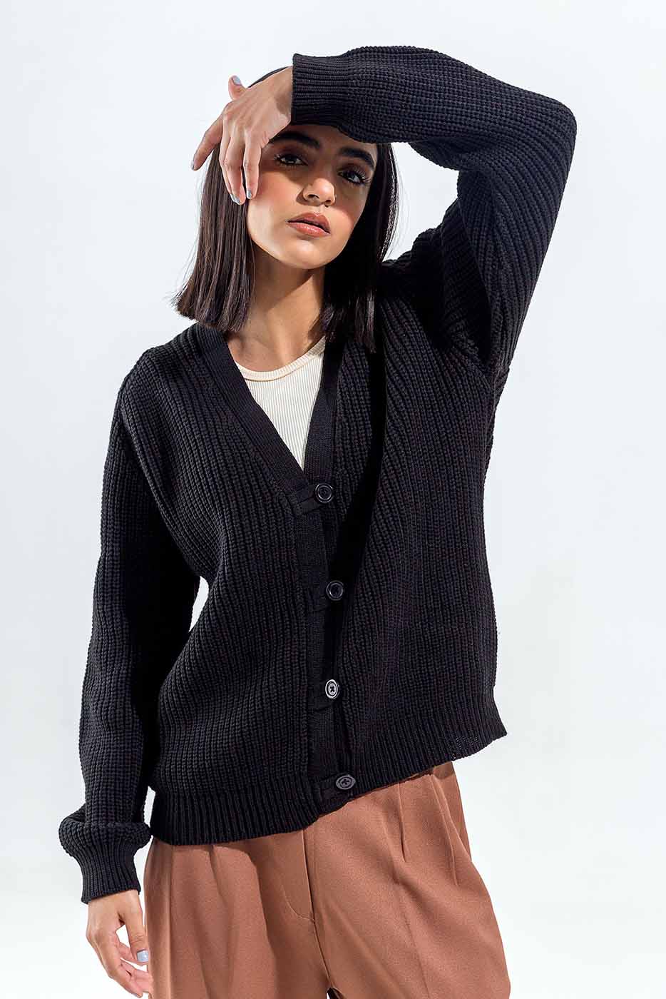 KNITTED CARDIGAN