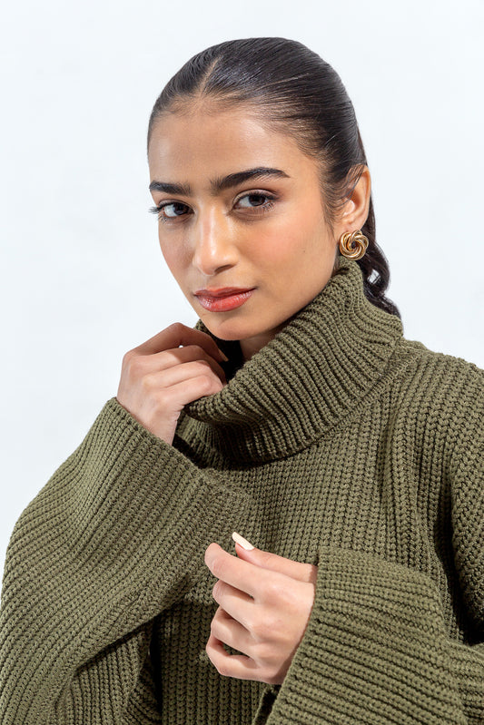 Boxy Knitted Pullover
