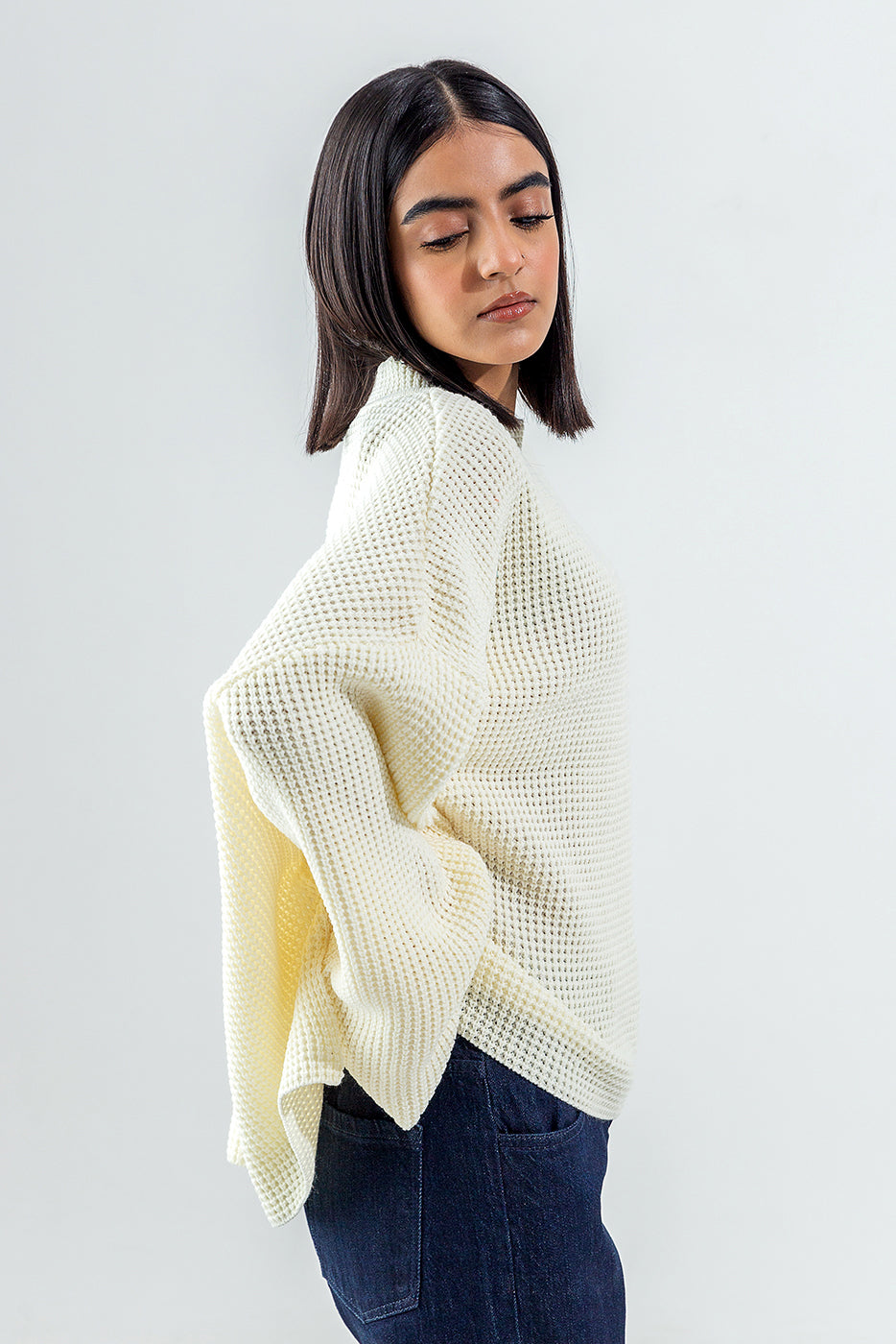 BOXY KNITTED PULLOVER