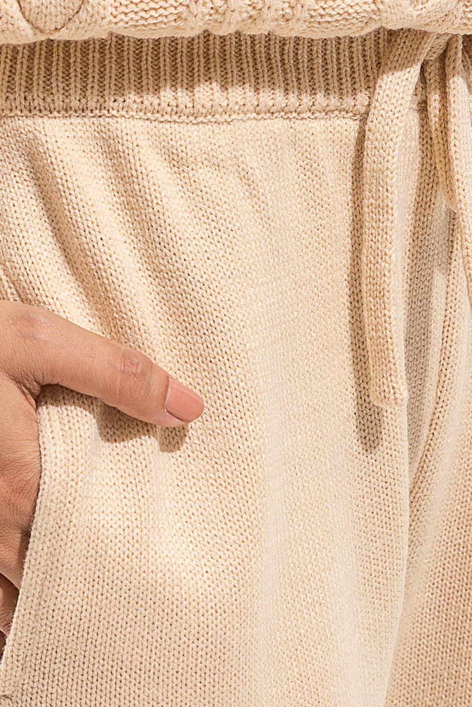 KNITTED JOGGER PANTS