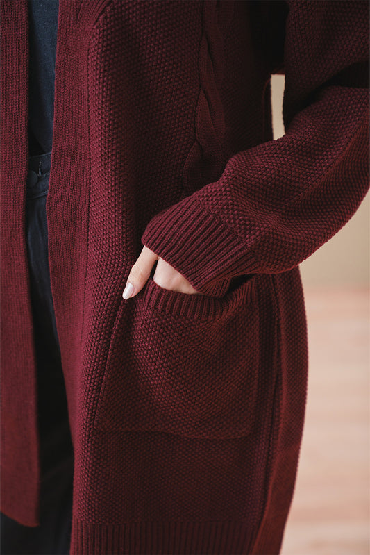 CABLE-KNIT SHRUG