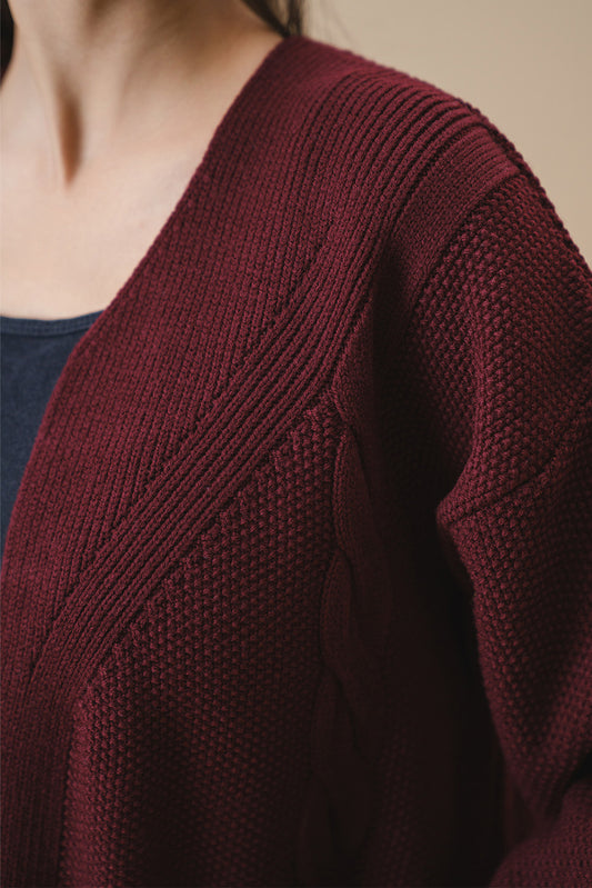 CABLE-KNIT SHRUG