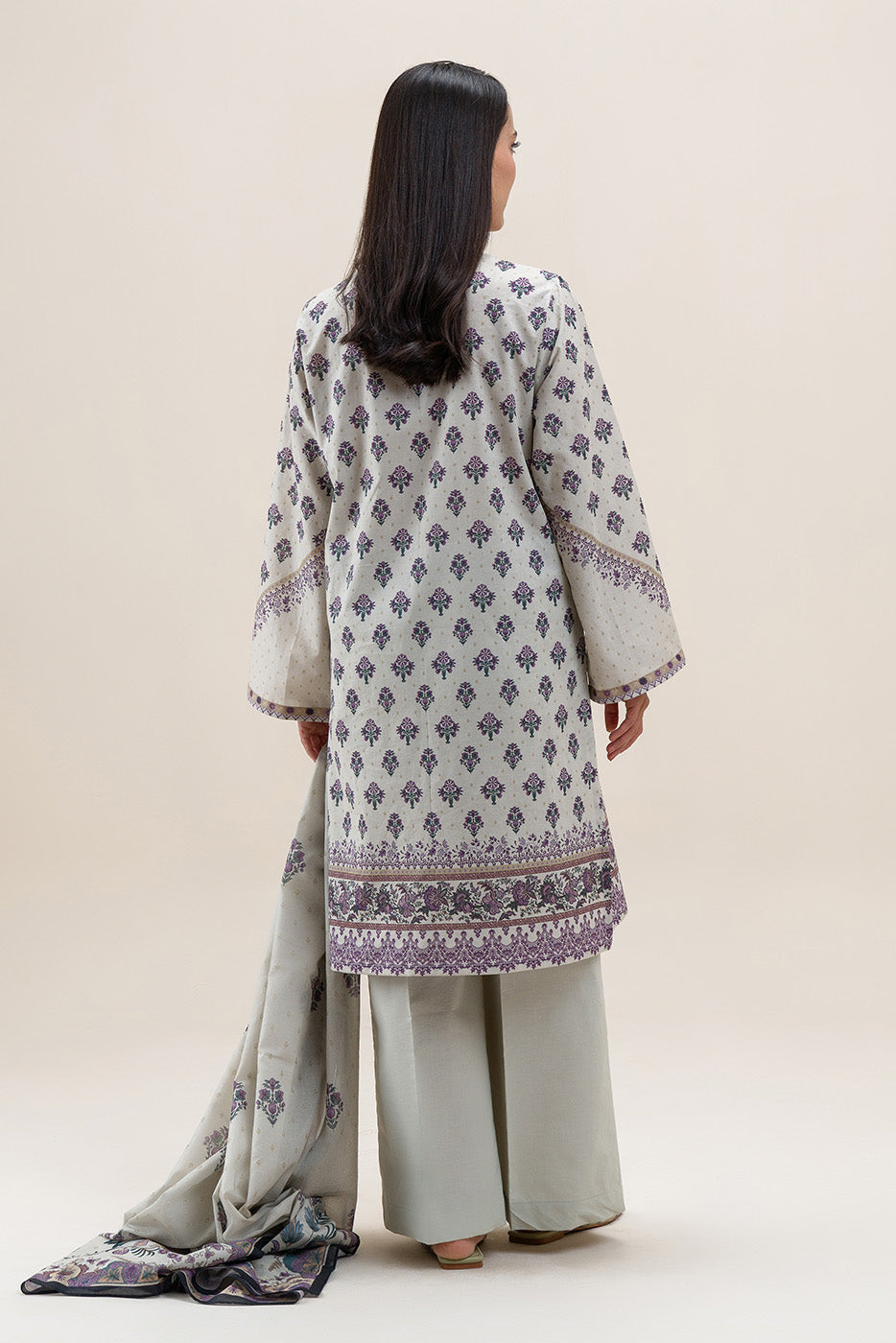 3 PIECE PRINTED LAWN SUIT-MYSTIC BLOOM (UNSTITCHED)