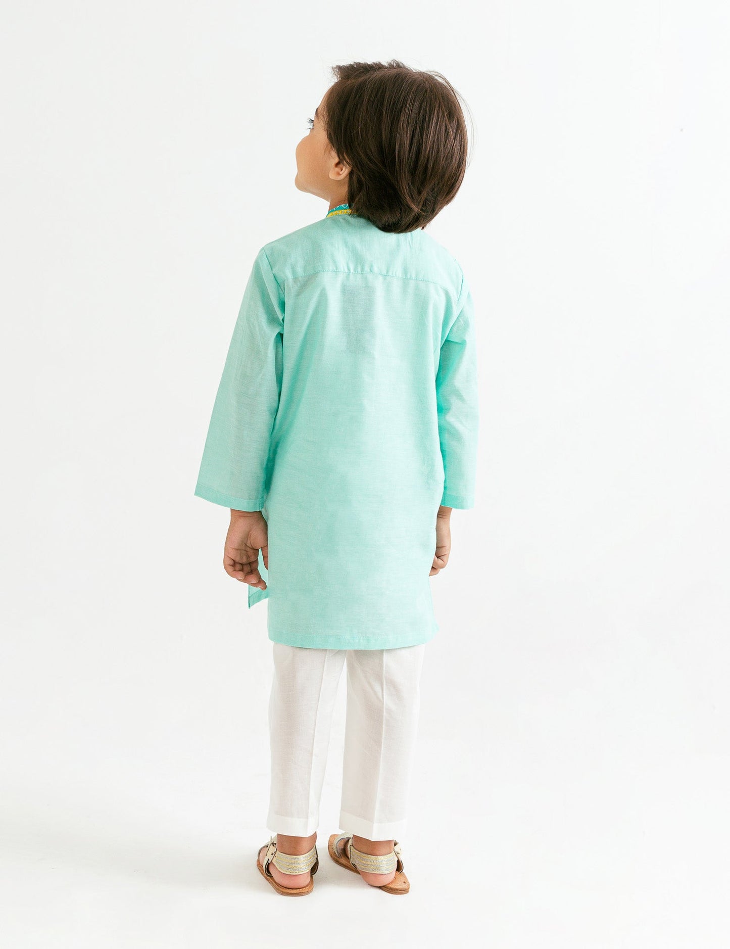 Embroidered KURTA GREIGE