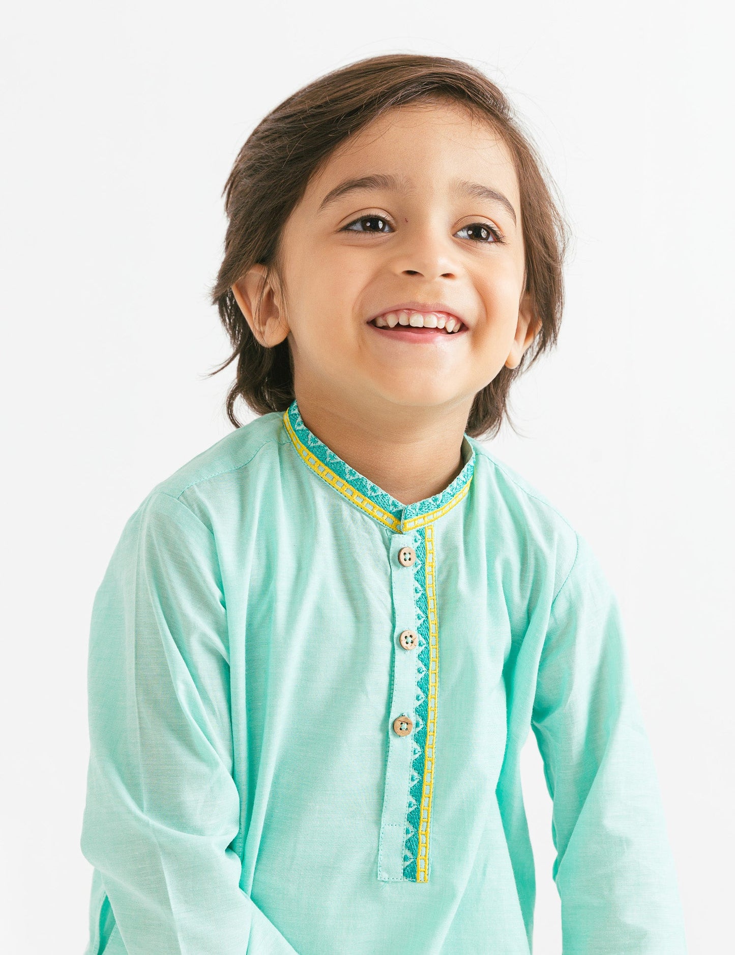Embroidered KURTA GREIGE