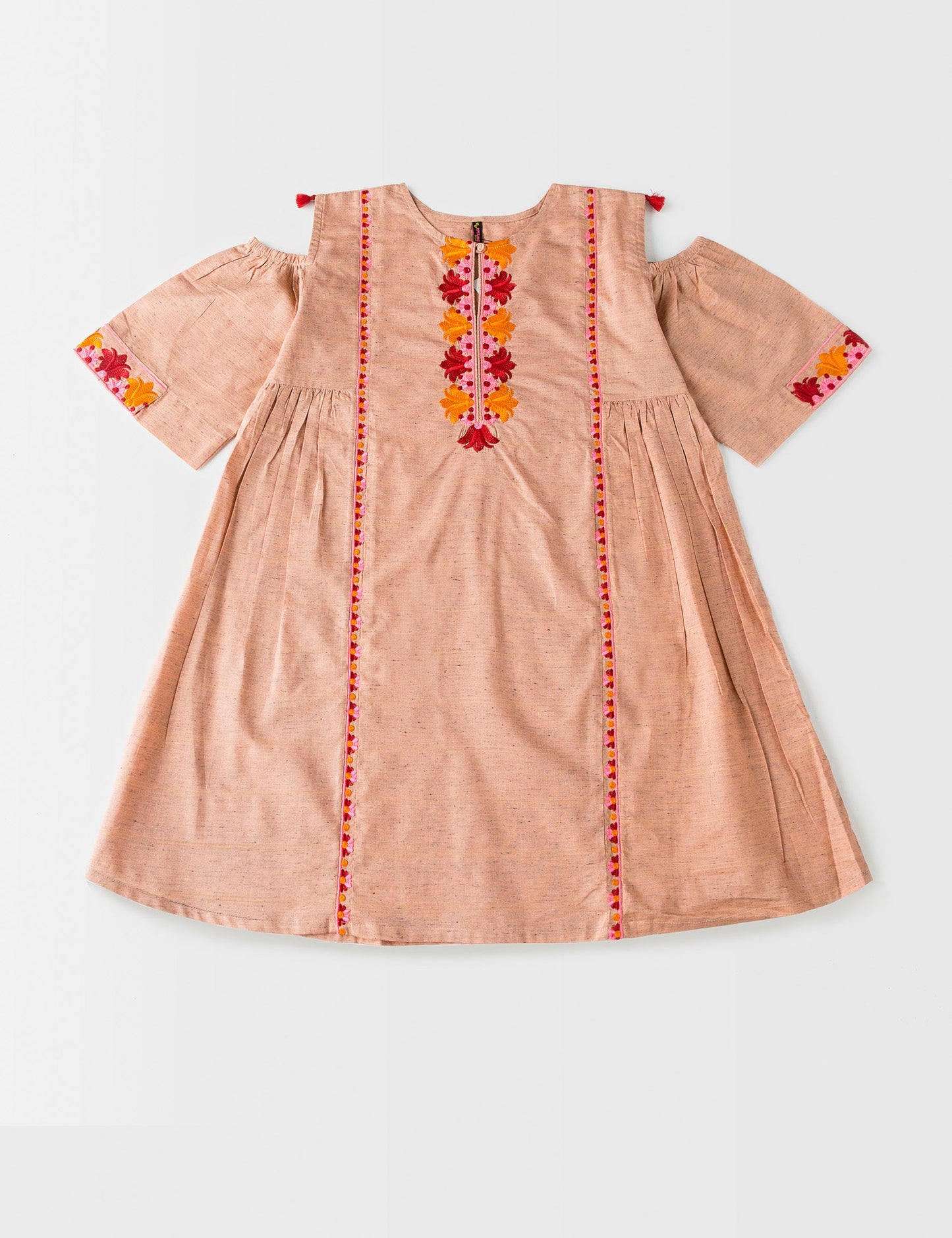 COLD SHOULDER Embroidered TOP