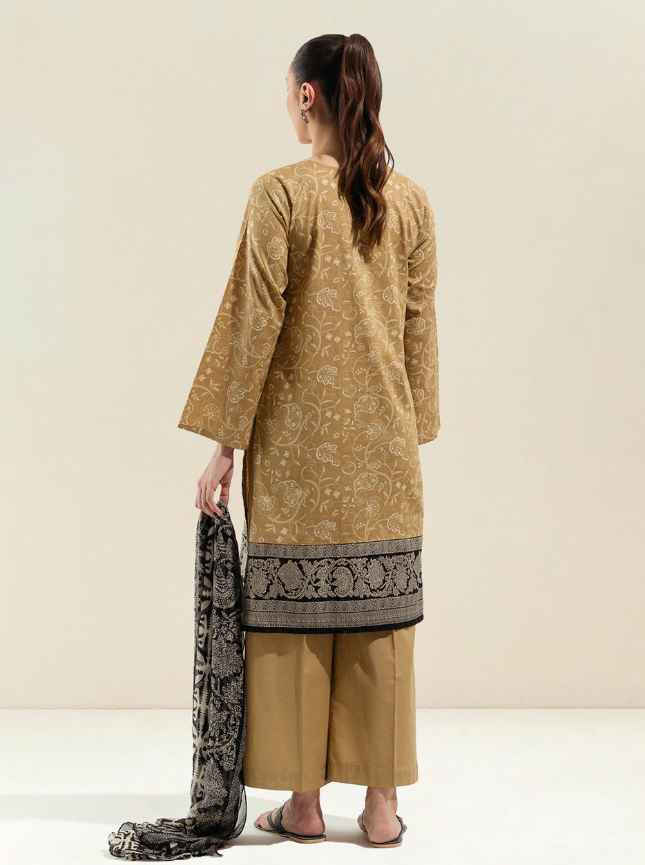 2 PIECE - PRINTED LAWN SUIT - FALL LEAF MORBAGH SU_23