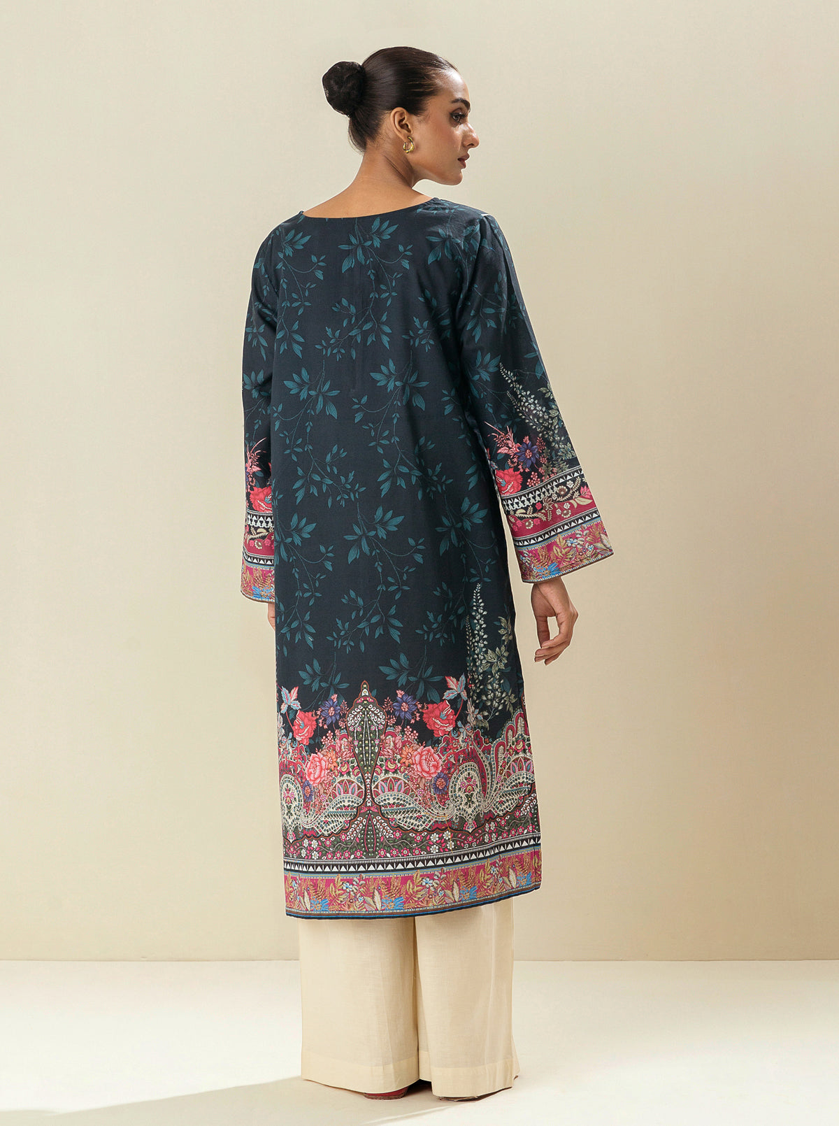 1 PIECE - PRINTED LAWN SHIRT - ORION LIGHT MORBAGH SU_23