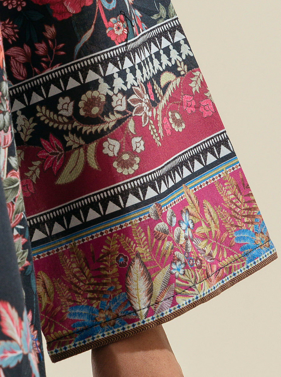 1 PIECE - PRINTED LAWN SHIRT - ORION LIGHT MORBAGH SU_23