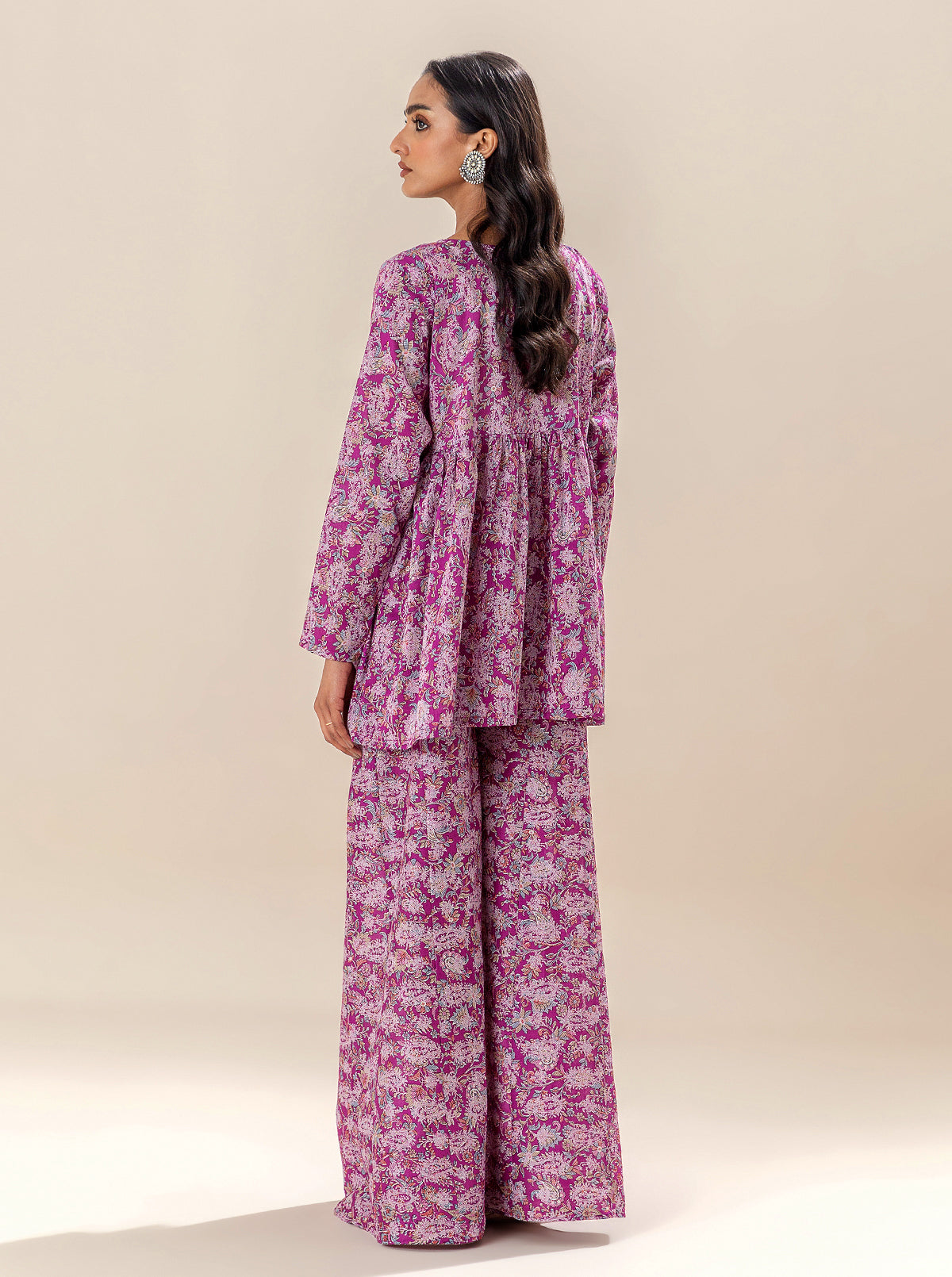 2 PIECE PRINTED LAWN SUIT-MAUVE MAGIC BT-MORBAGH SU_24