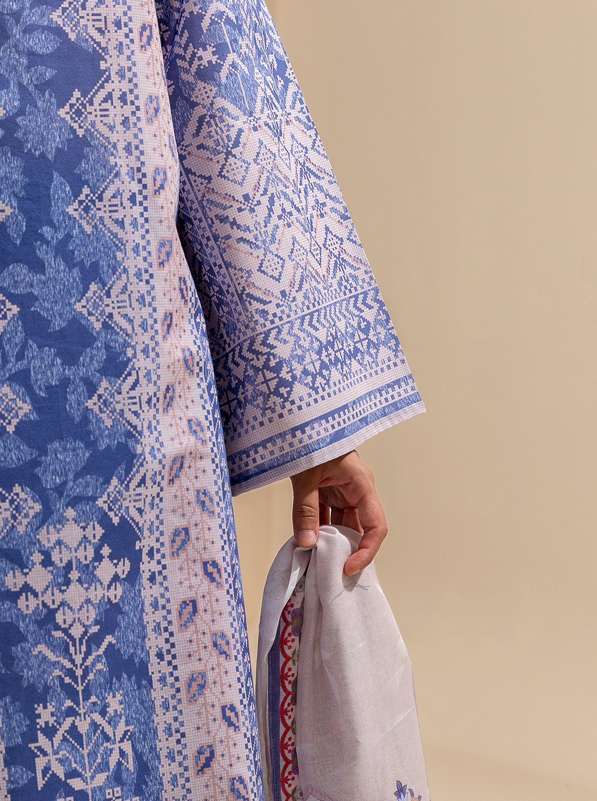 3 PIECE PRINTED LAWN SUIT-LAVENDER DREAM BT-MORBAGH SU_24