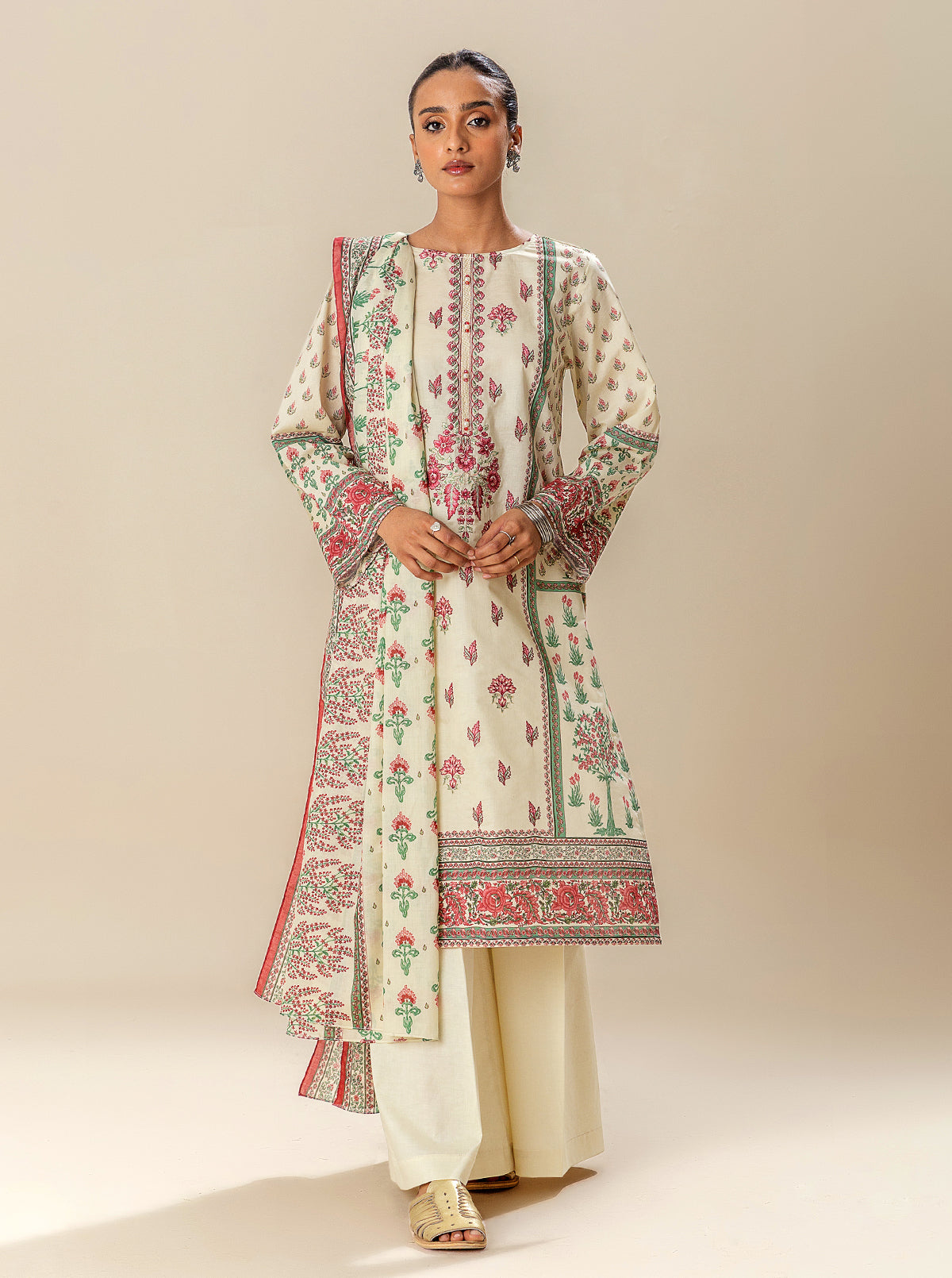 3 PIECE EMBROIDERED SUIT-MELLOW TRADITIONS BT-MORBAGH SU_24