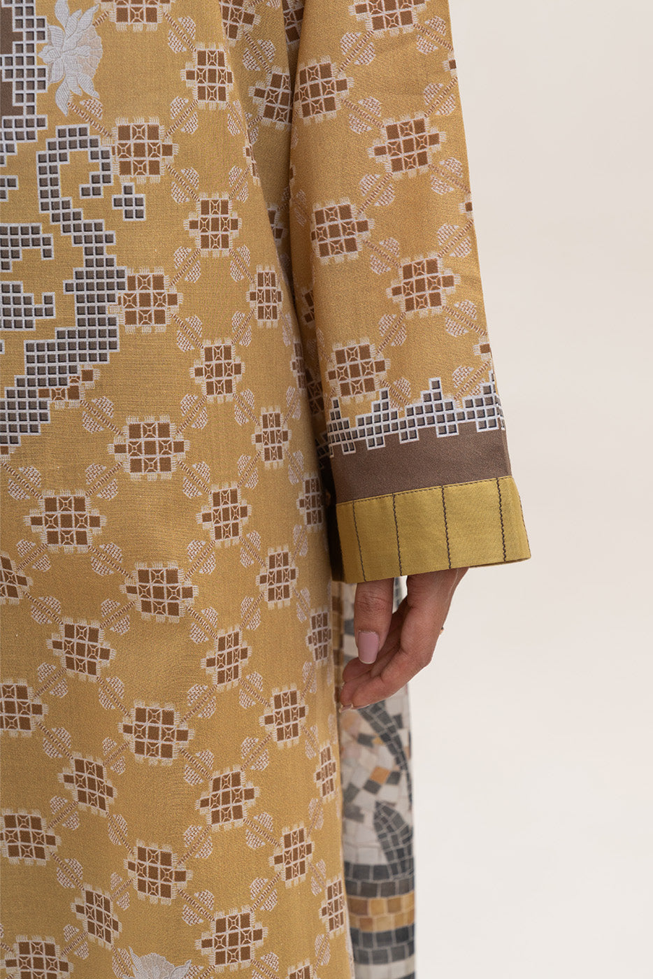 3 PIECE PRINTED LAWN SUIT-SUNMER MUSE (UNSTITCHED)